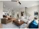 Spacious living room showcasing hardwood floors, comfortable seating, and an open floor plan at 439 Mezzo Ln # 88, Alpharetta, GA 30009