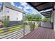 Deck overlooking street and landscaping at 673 Soul Aly # 146, Alpharetta, GA 30009