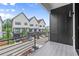 Balcony view of townhomes in a new construction community at 656 Soul Aly # 101, Alpharetta, GA 30009