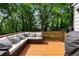 Inviting back deck perfect for outdoor relaxation and entertaining with wooded views at 2171 Plantation Ln, Chamblee, GA 30341