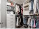 Spacious walk-in closet with built-in shelving and plenty of storage space at 2171 Plantation Ln, Chamblee, GA 30341