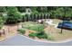 Community dog park and green space with walking path and seating area at 360 Niles Ct, Marietta, GA 30060