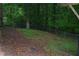Overlooking a lush, wooded backyard with a secure chain-link fence for privacy at 553 Old Mill Ct, Norcross, GA 30093