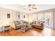 Bright and airy living room with hardwood floors and neutral-toned decor at 7840 Highway 101, Rockmart, GA 30153