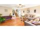 Comfortable living room featuring hardwood floors, neutral tones, and an open layout at 7840 Highway 101, Rockmart, GA 30153