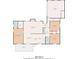 Floor plan of the house layout showing the room dimensions at 1925 Commonwealth Ct, Cumming, GA 30041