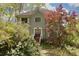 Charming two-story home with a well-maintained lawn, surrounded by trees at 225 Nacoochee Dr, Woodstock, GA 30188