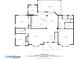 Detailed floor plan showing layout of the first floor with kitchen, living room, and bedrooms at 24 Picketts Mill Pl, Acworth, GA 30101