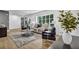 Open living area showcasing stylish decor, wood floors, and plenty of natural light at 3182 Wakefield Dr, Decatur, GA 30034