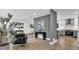 Open-concept living space with views of the kitchen, dining area, and stylish decor at 3182 Wakefield Dr, Decatur, GA 30034