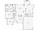 Detailed floor plan showing layout of first floor including Living Room and Kitchen at 1364 Gulfport Run, Grayson, GA 30017