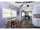 Dining area with a view into the front living area at 1369 N Highway 16, Whitesburg, GA 30185