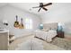Cozy bedroom featuring a comfortable bed, stylish lamps, and tasteful decor creating a serene and inviting space at 511 Sycamore St, Decatur, GA 30030
