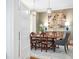 Dining room featuring stylish chairs, a sideboard, and chandelier lighting at 511 Sycamore St, Decatur, GA 30030