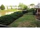 Backyard featuring a serene lake, lush greenery, and backyard fence at 1920 Stancrest Nw Trce, Kennesaw, GA 30152