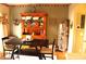 Charming dining room with a classic hutch, pendant lighting and hardwood floors at 1920 Stancrest Nw Trce, Kennesaw, GA 30152