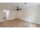 Bedroom featuring light wood floors, recessed lighting, and neutral paint at 525 Rosemont Dr, Decatur, GA 30032