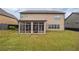The backyard shows a screened porch, and a well-maintained lawn at 590 Birkdale Dr, Fairburn, GA 30213