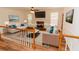 Bright living room with fireplace and large windows at 3572 Stone Ridge Trl, Douglasville, GA 30134