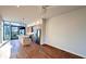 Open-concept kitchen with stainless steel appliances, marble countertops, and a large island at 105 Georgia Se Ave # 6, Atlanta, GA 30312