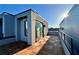 Beautiful rooftop deck with wood tiles and modern architectural design on a sunny day at 105 Georgia Se Ave # 6, Atlanta, GA 30312