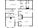 Detailed second floor plan showcases the primary bedroom, multiple bedrooms, bathrooms, and walk-in closets at 165 Twin Lakes Dr, Covington, GA 30016