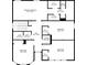 Detailed second floor plan showcases the primary bedroom, multiple bedrooms, bathrooms, and walk-in closets at 165 Twin Lakes Dr, Covington, GA 30016