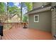 Cozy wooden deck, ideal for entertaining and outdoor relaxation at 4635 Rutledge Dr, Snellville, GA 30039