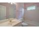 Bathroom featuring single sink, toilet, and shower/bath at 1551 Pharrs Rd., Snellville, GA 30078