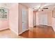 Light-filled room with multiple closets, a ceiling fan, and neutral paint at 2949 Lake Spivey Pkwy, Jonesboro, GA 30236