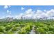 Scenic aerial view of the Atlanta skyline over lush green trees, showcasing the city's beauty at 933 N Highland Ne Ave, Atlanta, GA 30306