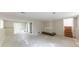 Unfinished basement with fireplace, stairs, walkout sliding door, ready for customization at 1060 S Millard Way, Stone Mountain, GA 30088