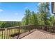 Elevated wood deck overlooking vast green landscapes at 922 Florence Rd, Douglasville, GA 30134