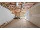 Unfinished basement space with insulation; ready to be customized to your needs at 922 Florence Rd, Douglasville, GA 30134