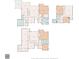 Detailed floor plan showcasing layout with dimensions for each room and living space at 922 Florence Rd, Douglasville, GA 30134