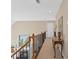 Hallway with decorative woodwork and trim, as well as hardwood floors at 922 Florence Rd, Douglasville, GA 30134
