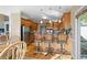 Lovely kitchen with bar stool seating perfect for enjoying views of the outdoors at 922 Florence Rd, Douglasville, GA 30134