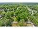 Aerial view of a neighborhood with lush green trees and well-maintained homes at 1492 Frazier Rd, Decatur, GA 30033