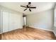 Inviting bedroom featuring hardwood floors and closet at 2685 Harrington Dr, Decatur, GA 30033