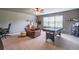 Spacious bonus room with ping pong table and comfortable seating at 432 Creekside Park, Covington, GA 30014