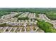 Expansive aerial view of a residential community nestled amongst lush greenery and mature trees at 4615 Elmwood Trl, Cumming, GA 30028