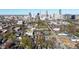 Attractive aerial view of a city neighborhood with a clear view of the skyline at 94 Hogue Ne St, Atlanta, GA 30312