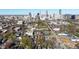 Attractive aerial view of a city neighborhood with a clear view of the skyline at 94 Hogue Ne St, Atlanta, GA 30312