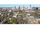 Attractive aerial view of a city neighborhood with a clear view of the skyline at 94 Hogue Ne St, Atlanta, GA 30312