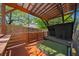 Deck of a custom wooden structure for outdoor relaxation and recreation at 94 Hogue Ne St, Atlanta, GA 30312