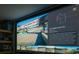 Display screen shows the race car simulation set up with full racing simulation at home at 94 Hogue Ne St, Atlanta, GA 30312