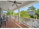 A covered porch features outdoor seating and a ceiling fan for a relaxing space at 94 Hogue Ne St, Atlanta, GA 30312
