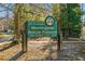 A sign that reads 'Morningside Nature Preserve' in a natural setting, indicating a nearby park at 1026 Reeder Cir, Atlanta, GA 30306