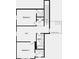 Second floor plan showcasing the layout of bedrooms 2 and 3, a loft and shared bath, and the staircase at 1714 Fawlocke Run, Loganville, GA 30052