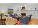 Cozy living room with fireplace and built-in cabinets at 5134 Pratt Sw St, Covington, GA 30014